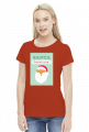 Santa loves you - świąteczna koszulka damska