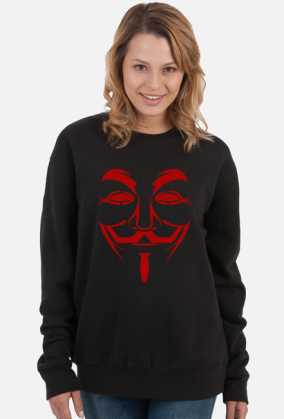Bluza damska Anonymous maska