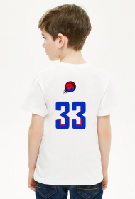 Basketball player RED_BLUE koszulka dziecięca
