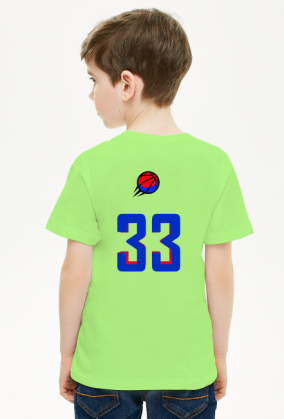 Basketball player RED_BLUE koszulka dziecięca
