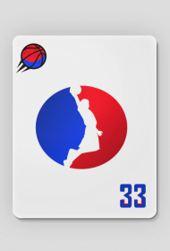 Basketball player RED_BLUE podkładka