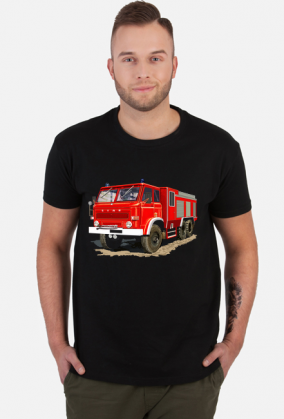 Koszulka Star 266 straż pożarna, samochód strażacki