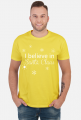 I believe in Santa Claus - wierzę w Mikołaja - świąteczna koszulka męska