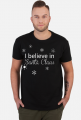I believe in Santa Claus - wierzę w Mikołaja - świąteczna koszulka męska