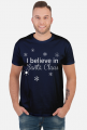 I believe in Santa Claus - wierzę w Mikołaja - świąteczna koszulka męska