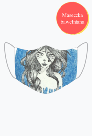 Hand-Painted Maseczka