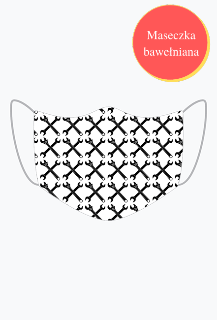 Maseczka bawełniana dla konserwatora/Cotton mask for restorer