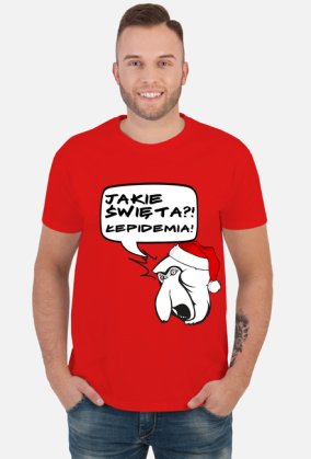 Polskie Janusze - Koszulka Męska Łepidemia - Edycja Limitowana