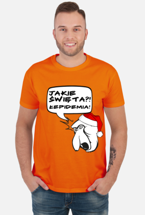 Polskie Janusze - Koszulka Męska Łepidemia - Edycja Limitowana