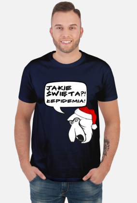 Polskie Janusze - Koszulka Męska Łepidemia - Edycja Limitowana