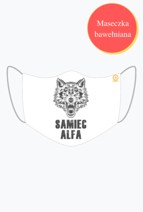 Maseczka ochronna Fajrant Samiec Alfa
