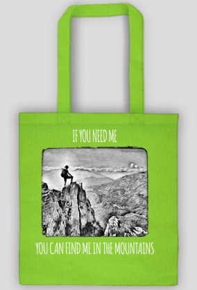 Torba- If you need me you can find me in the mountains - Góry, mountains