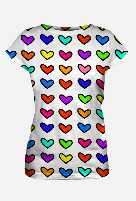 Koszulka damska - color mini love