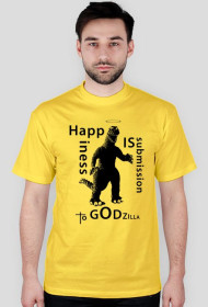 T-shirt Godzilla Happiness for male
