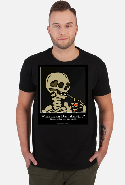 Koszulka Męska - "Wiesz czemu lubię szkieletory?"