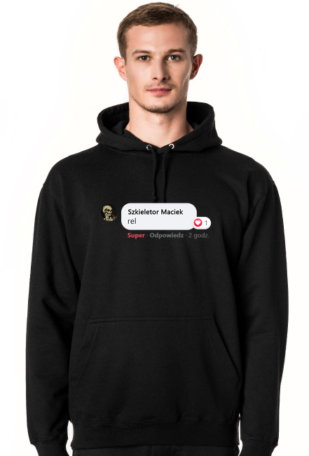 Bluza z kapturem Szkieletor - rel