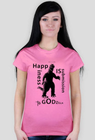 T-shirt Godzilla Happiness for female