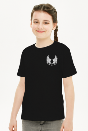 Koszulka dwustronna dziewczynka skrzydła