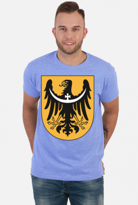 Czarny orzeł herbowy - koszulka męska