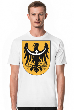 Czarny orzeł herbowy - koszulka męska