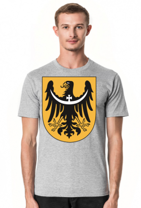 Czarny orzeł herbowy - koszulka męska