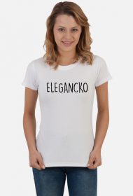 Elegancko - koszulka damska