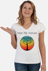 Koszulka tree life nature