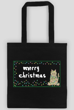 Torba- Merry Christmas cat