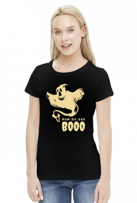 Koszulka How do you boo damska halloween