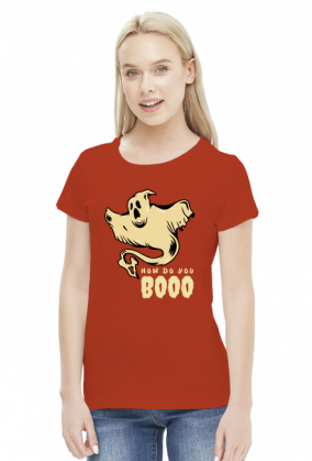 Koszulka How do you boo damska halloween