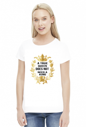 wikingowie - a true queen - koszulka damska