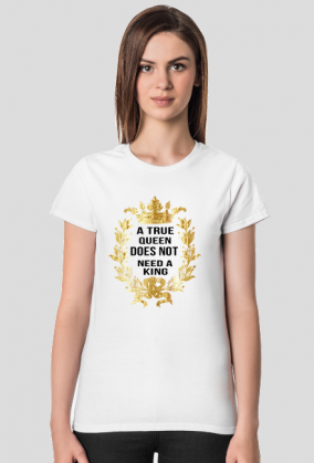 wikingowie - a true queen - koszulka damska