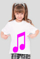 Dziewczeca różowa I LOVE MUSIC