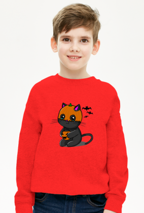Bluza chłopięca Halloween Kitku