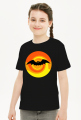 Koszulka dziecięca czarna Nietoperz Halloween