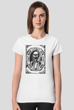 Halloween - Kości - koszulka damska