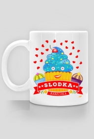Słodka Babeczka - Kubek biały dla NIEJ