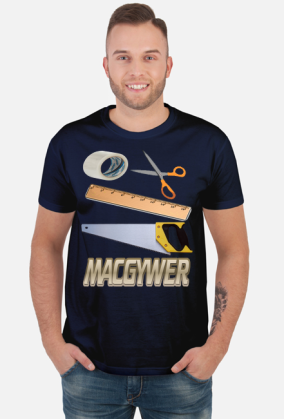KOSZULKA MĘSKA ,,MACGYWER,,