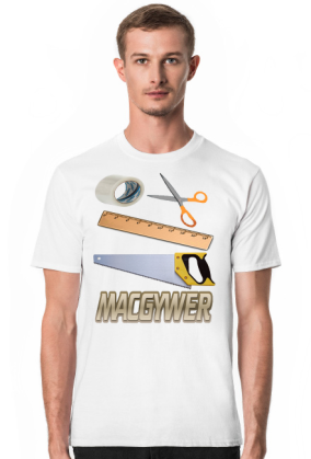 KOSZULKA MĘSKA ,,MACGYWER,,