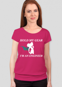 Engineer woman pink