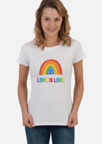 Love is love - koszulka damska LGBT