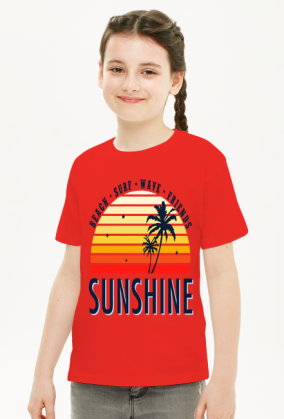 Tshirt girl holiday