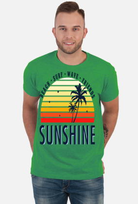 Tshirt man holiday