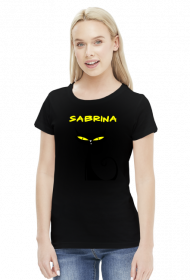 Sabrina - cat - koszulka damska