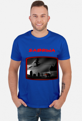 Sabrina - witch and cat- koszulka