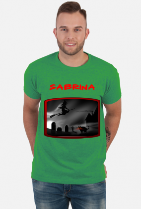 Sabrina - witch and cat- koszulka