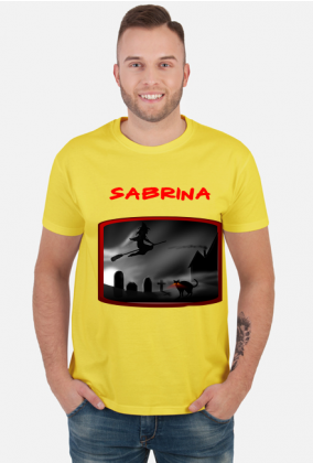 Sabrina - witch and cat- koszulka