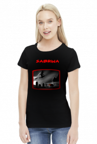 Sabrina - witch and cat - koszulka damska