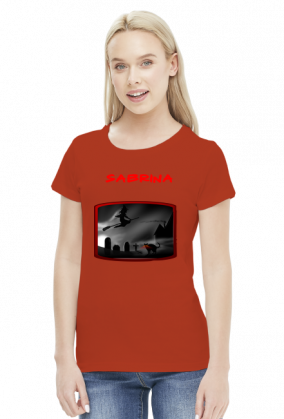 Sabrina - witch and cat - koszulka damska