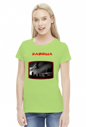 Sabrina - witch and cat - koszulka damska